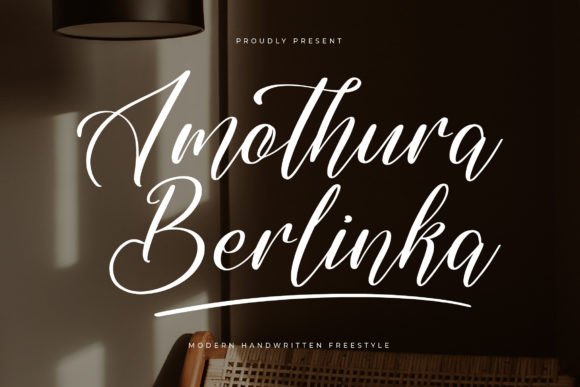 Amothura Berlinka: A Dazzling Script Font for Crafters