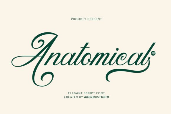 Anatomical: A Script Font for Elegant Web Design