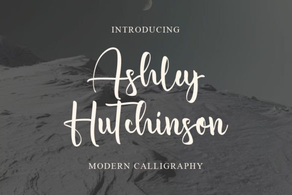 Ashley Hutchinson: A Premium Script Font for Campaigns