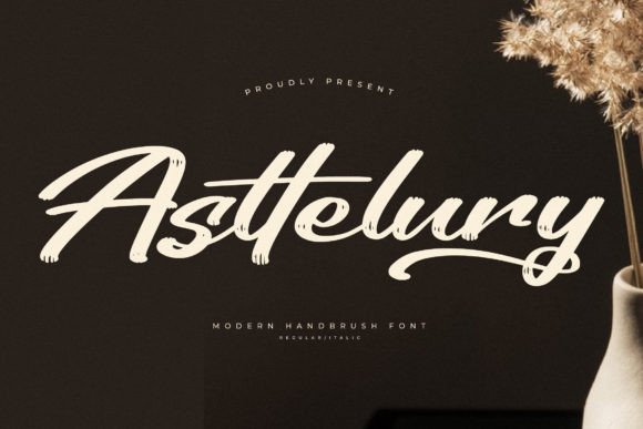 Asttelury: The Modern Handbrush Font for Campaigns