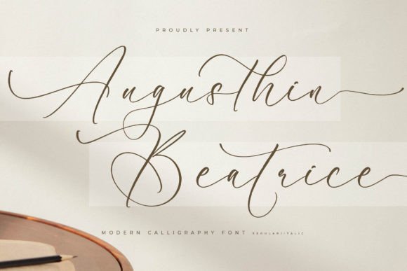 Augusthin Beatrice: A Luxury Script Font Review