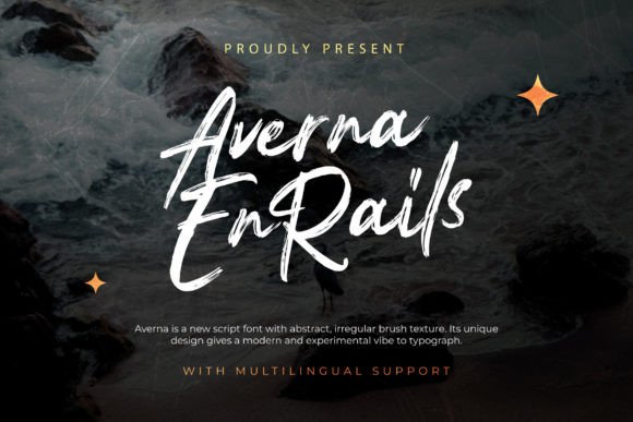 Averna En Rails: A Script Font for Editorial Elegance