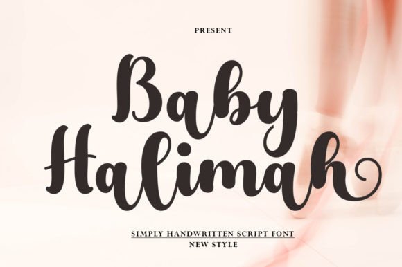 Baby Halimah: An Elegant Script Font for Branding