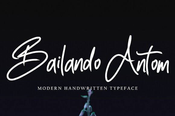 Bailando Antom: A Dazzling Script Font for Editorial Design