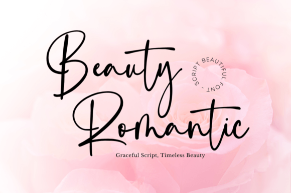 Beauty Romantic: A Script Font for Editorial Elegance