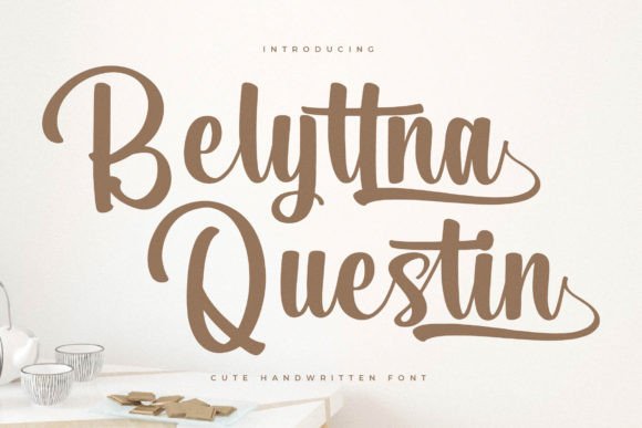 Belyttna Questin: A Modern Script Font for Web Design