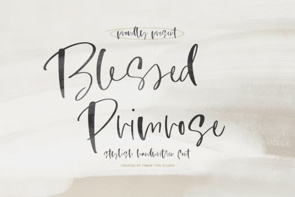 Blessed Primrose: The Elegant Script Font for Campaigns