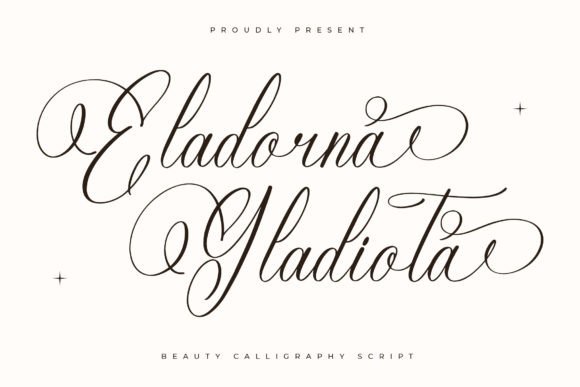 Eladorna Gladiota: A Premium Script Font for Elegant Design