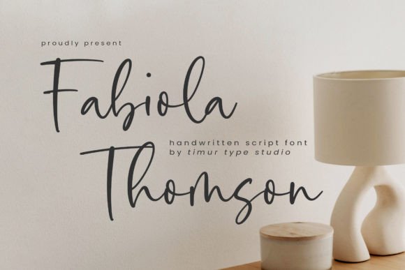 Fabiola Thomson: A Dazzling Script Font for Elegant Design