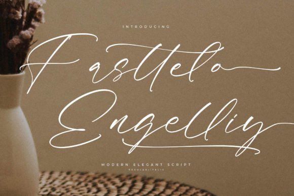 Fasttelo Engelliy: A Luxury Script Font for Brands