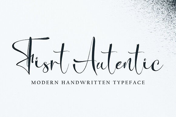 Fisrt Authentic: The Elegant Script Font for Business