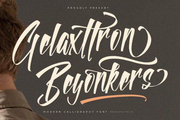 Gelaxttron Beyonkers: A Modern Script Font for Web Design