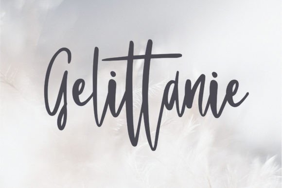 Gelittanie: A Classy Script Font for Makers