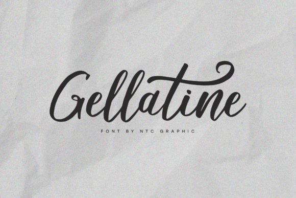 Gellatine: The Elegant Script Font for Marketers