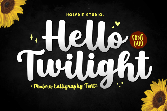 Hello Twilight: A Playful Script Font for Creative Branding