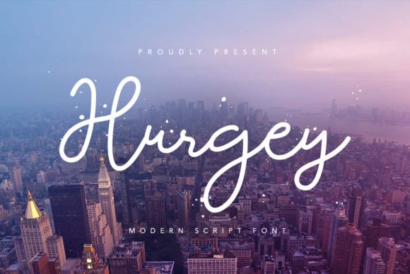 Hurgey: The Elegant Script Font for Small Business Branding