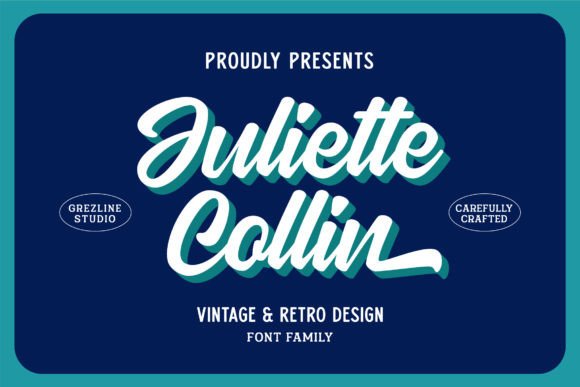 Juliette Collin: A Vintage Script Font for Web Design