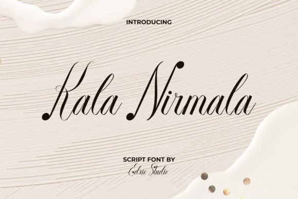 Kala Nirmala: A Sophisticated Script Font for Crafters