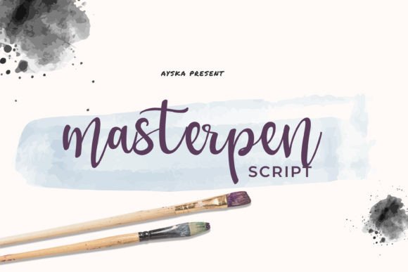 Masterpen: A Captivating Handwritten Script Typeface