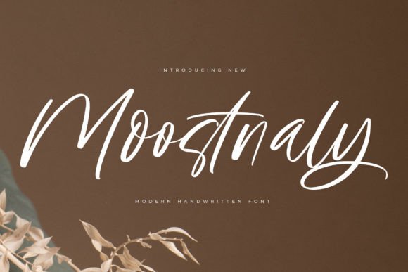 Moostnaly: The Elegant Script Font for Branding