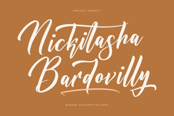 Nickitasha Bardovilly: A Luxury Script Font for Brands