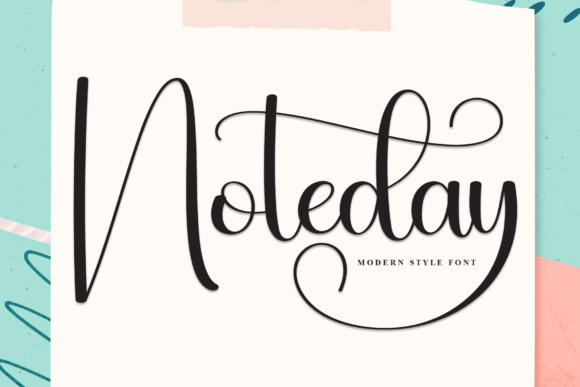Noteday: A Magical Script Font for Makers