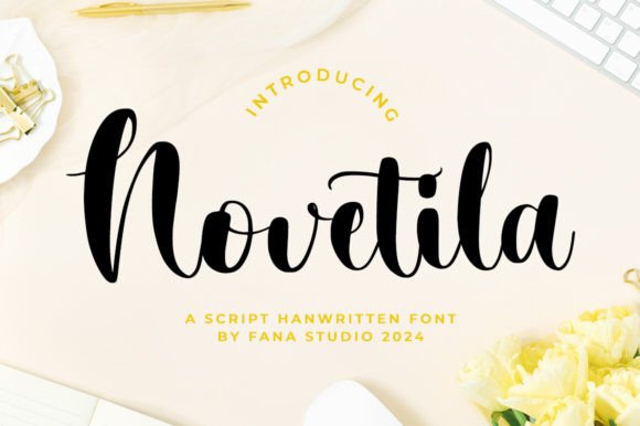 Novetila: The Script Handwritten Font for Marketers