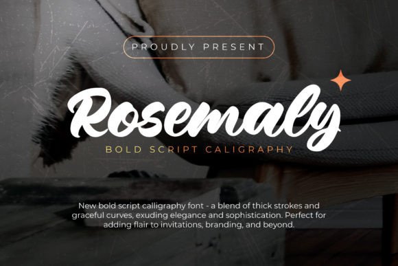 Rosemaly: A Chic Script Font for Editorial Elegance