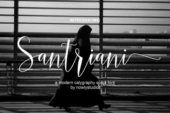 Santriani: A Modern Script Font for Editorial Design