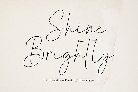 Shine Brightly: The Elegant Script Font for Campaigns