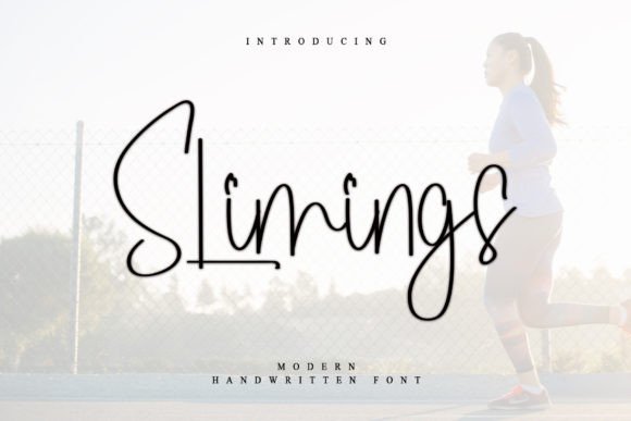 Slimings: An Elegant Script Font for Editorial Design