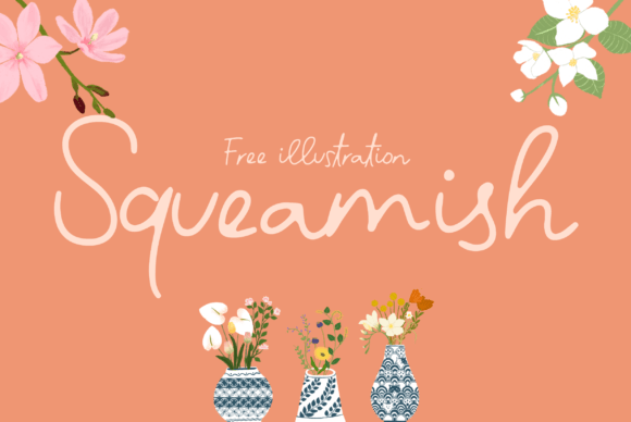 Squeamish: The Elegant Script Font for Makers